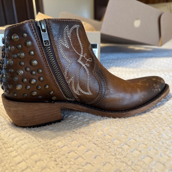 Liberty Black Mossil Tan Booties 7.5 - Picture 3 of 6